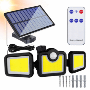 Lampa Solarna 3w1 z Czujnikiem Ruchu i Zmierzchu